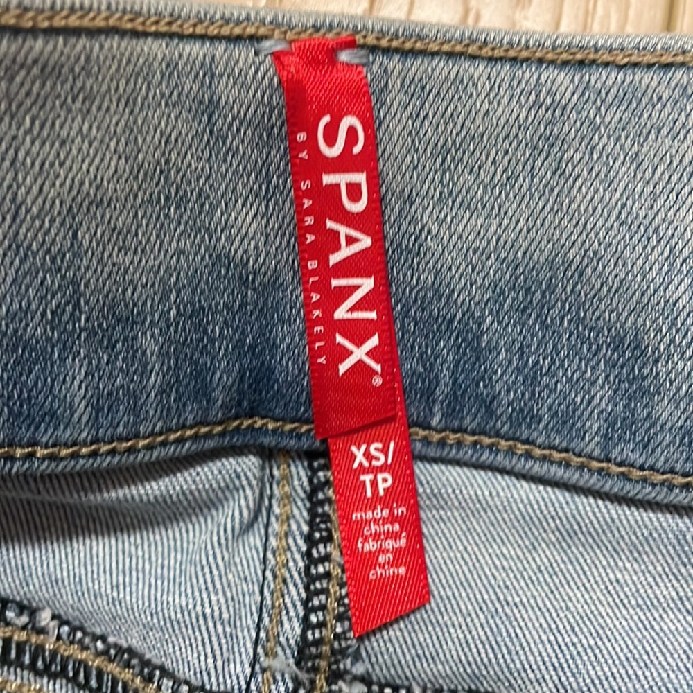 SPANX 2 Tone Skinny Jeans - Picture 8 of 14
